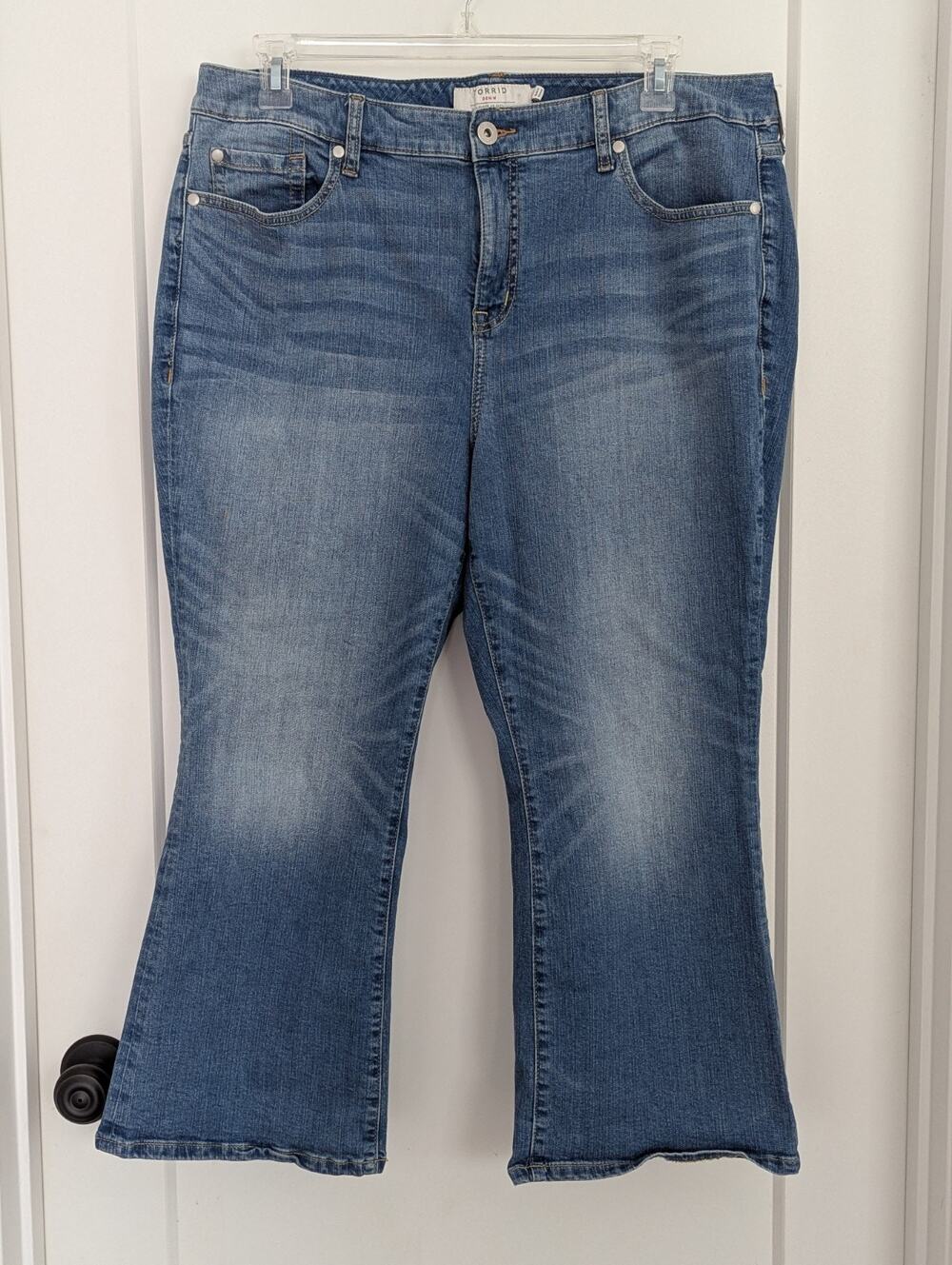 Torrid Denim 18 Jeans Bootcut Cotton Spandex Western Cowgirl Curvy Casual